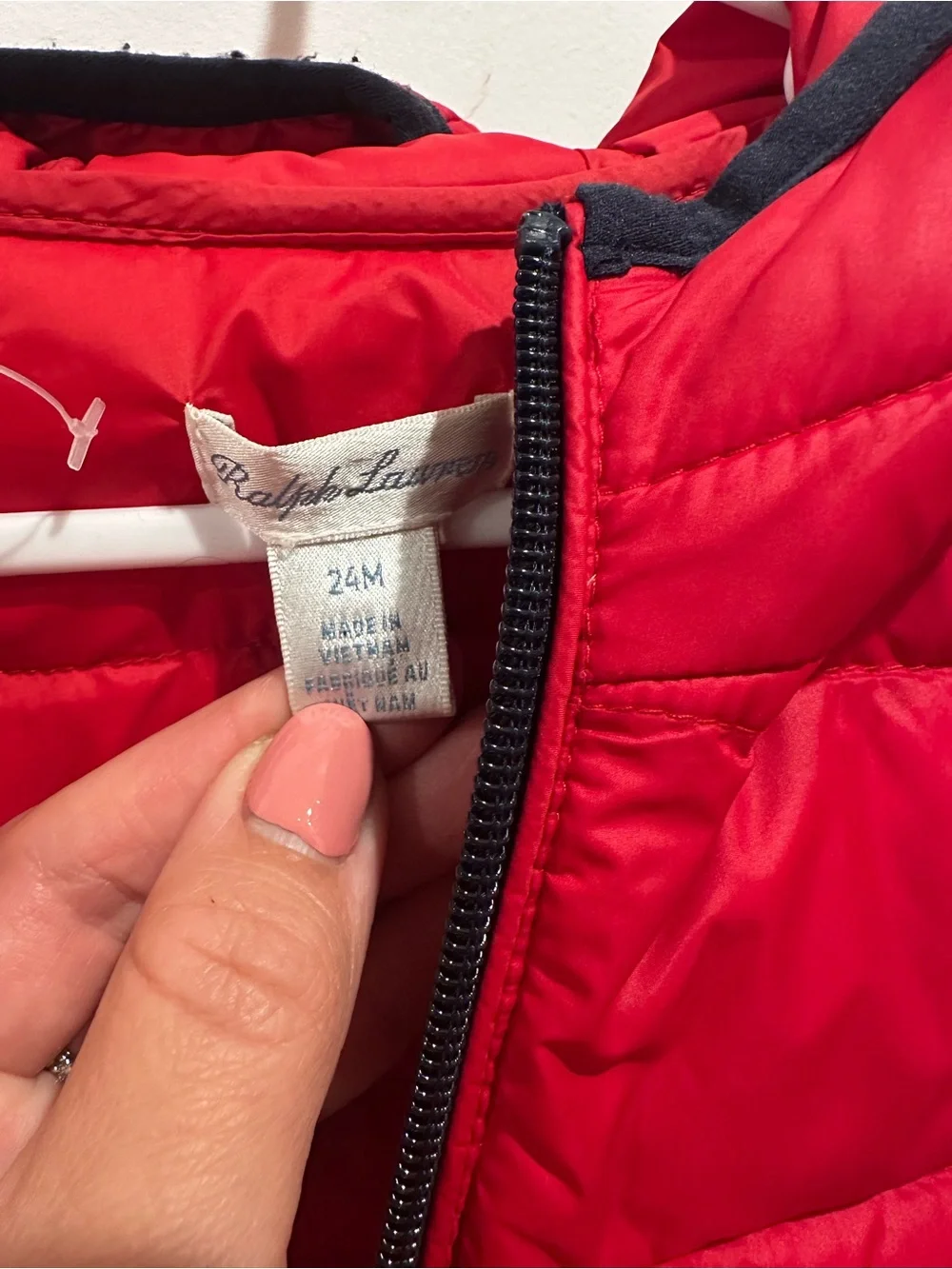 Polo Ralph Lauren Boys Red Puffer Hooded Jacket – Gently Used